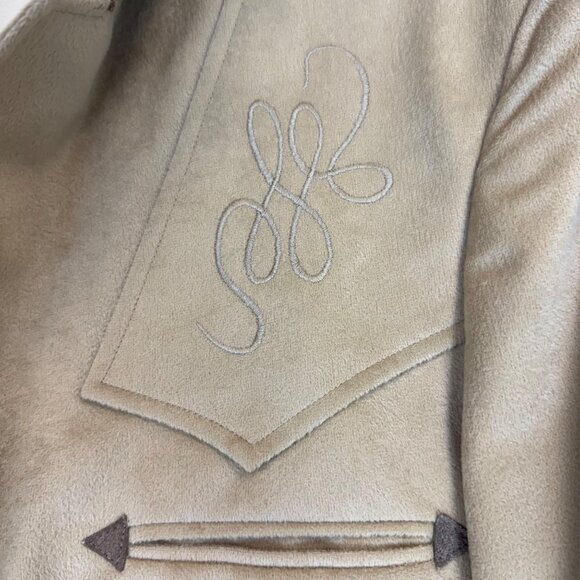 Kuppenheimer Vintage Blazer Jacket Mens Western Style Beige Embroidered Sz L - Picture 6 of 10